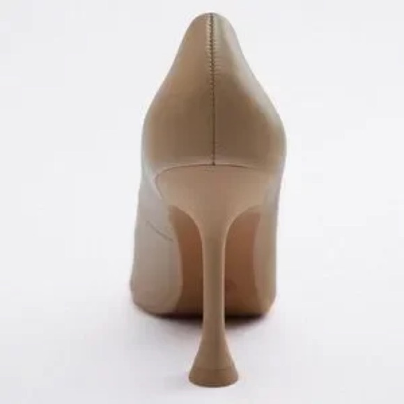 Zara Nude Pointed Toe Heels NWT - Picture 3 of 8